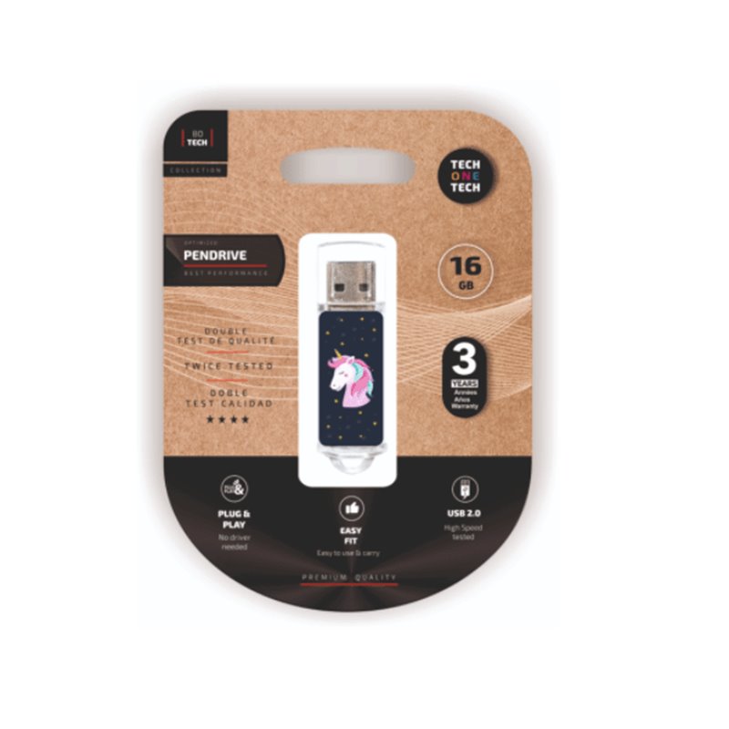 TechOneTech Unicorn Dream Mémoire USB 2.0 16 Go (Clé USB)