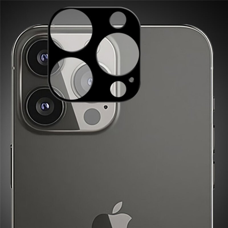 Techsuit - Full Camera Glass - iPhone 13 Pro / 13 Pro Max - Noir