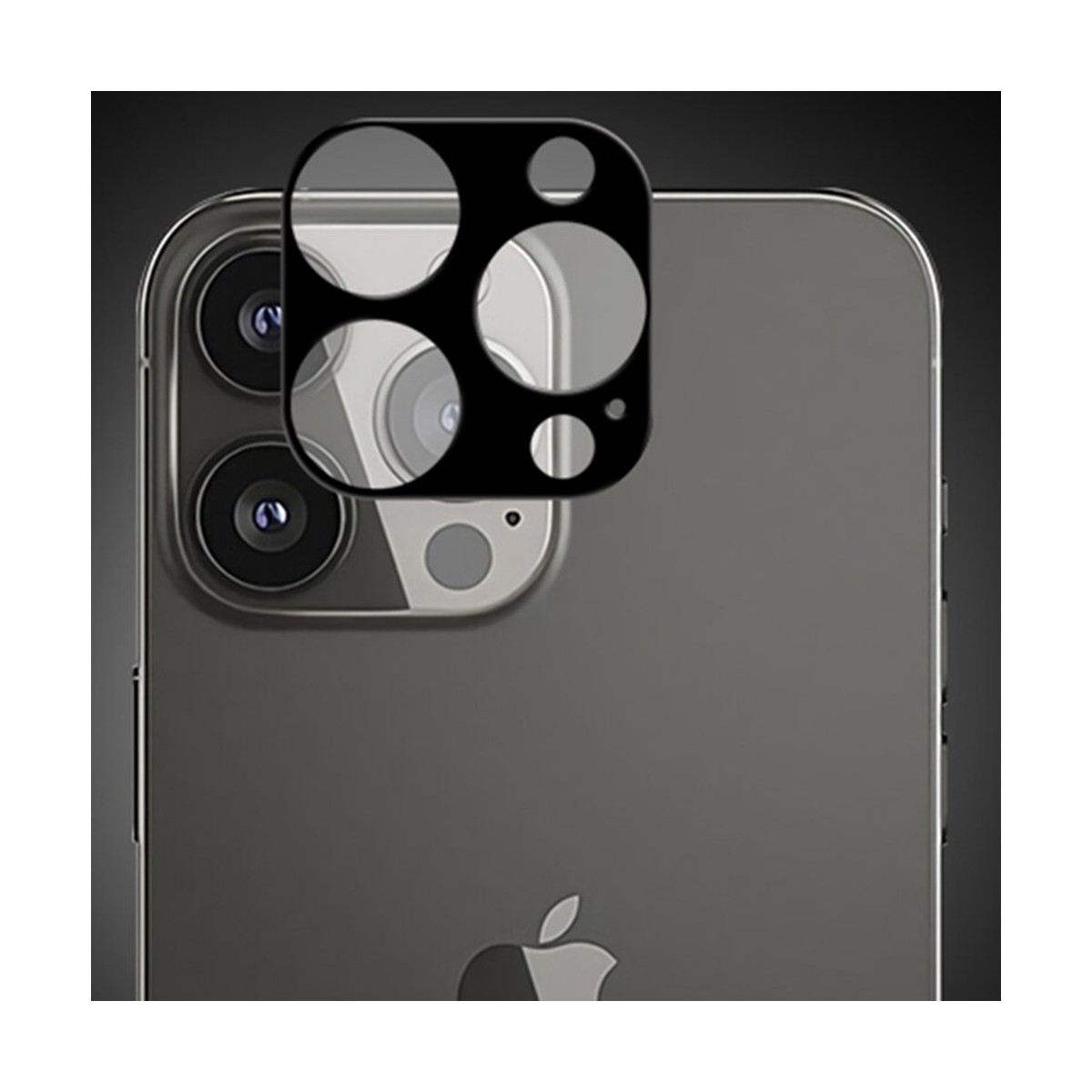 Techsuit - Full Camera Glass - iPhone 13 Pro / 13 Pro Max - Noir