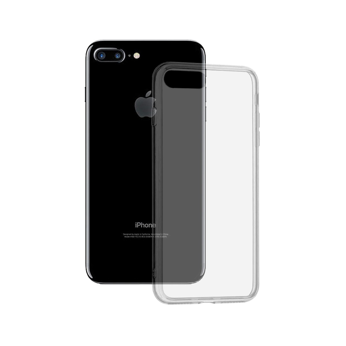 Techsuit - Coque en silicone- iPhone 14 Plus - Transparent