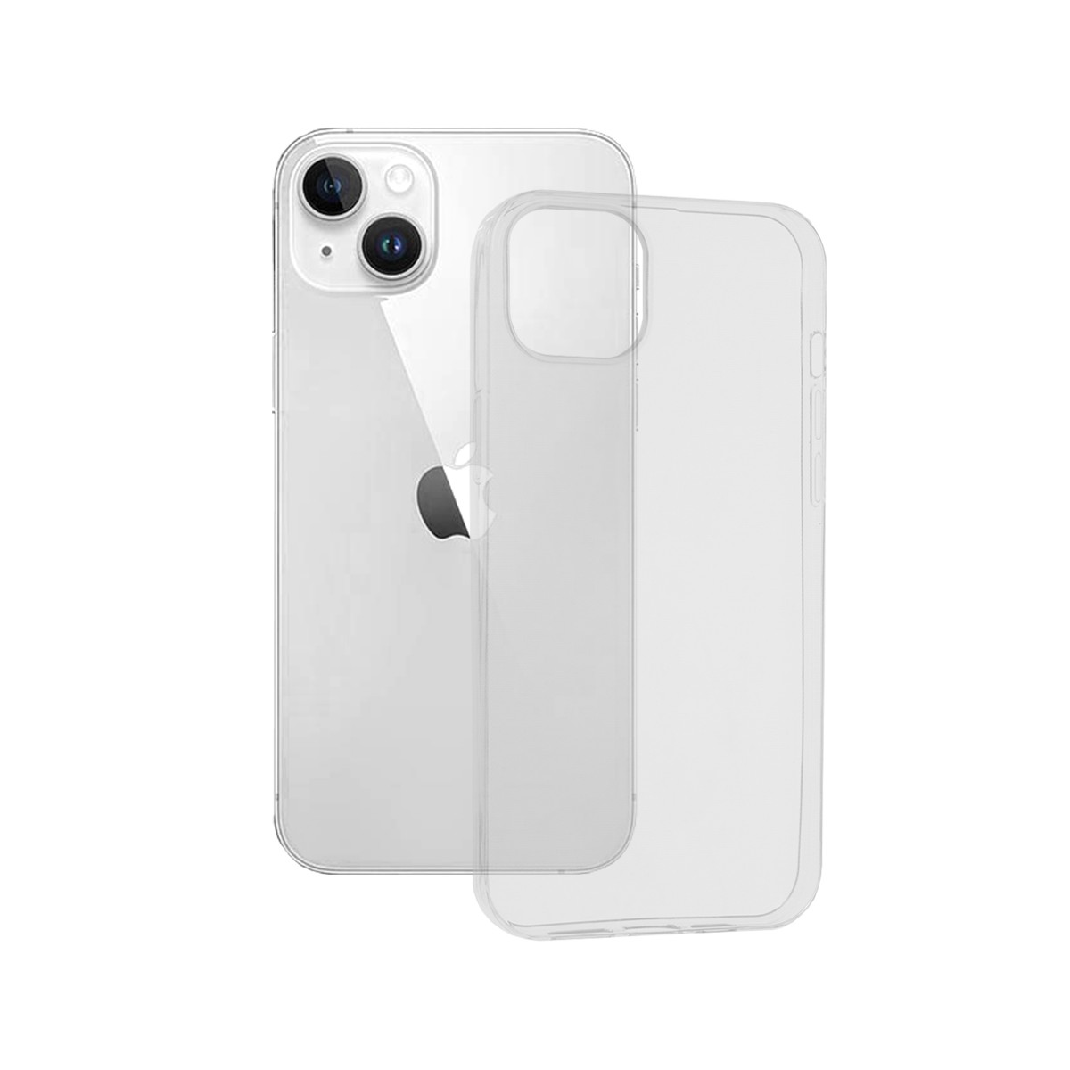 Techsuit - Coque en silicone- iPhone 14 Plus - Transparent