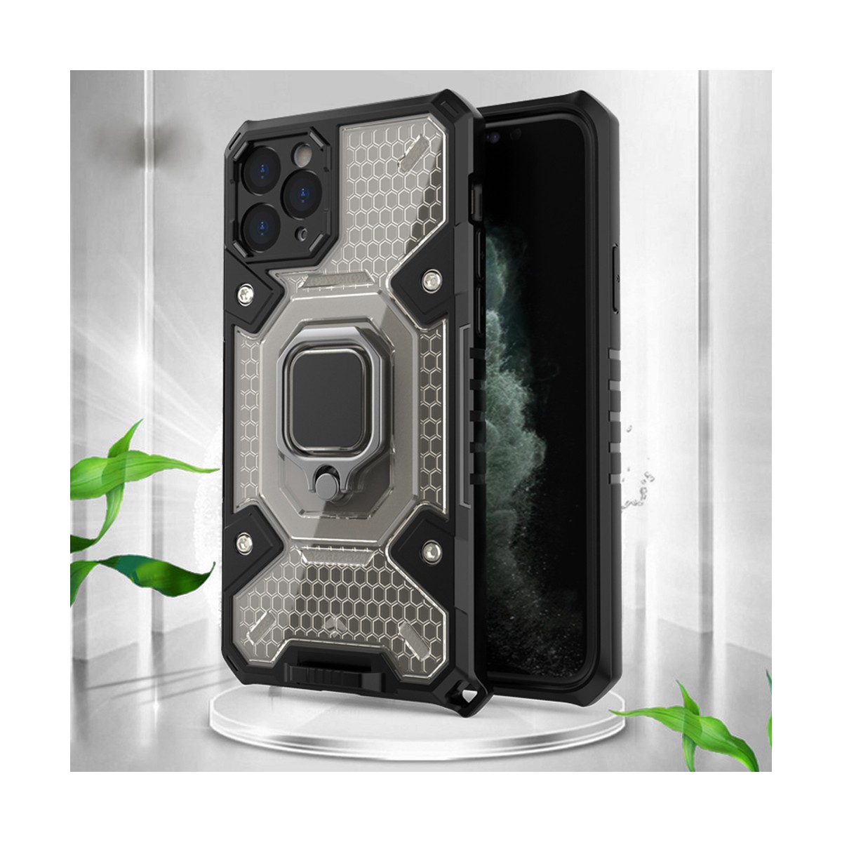 Techsuit - Honeycomb Armor - iPhone 11 - Noire