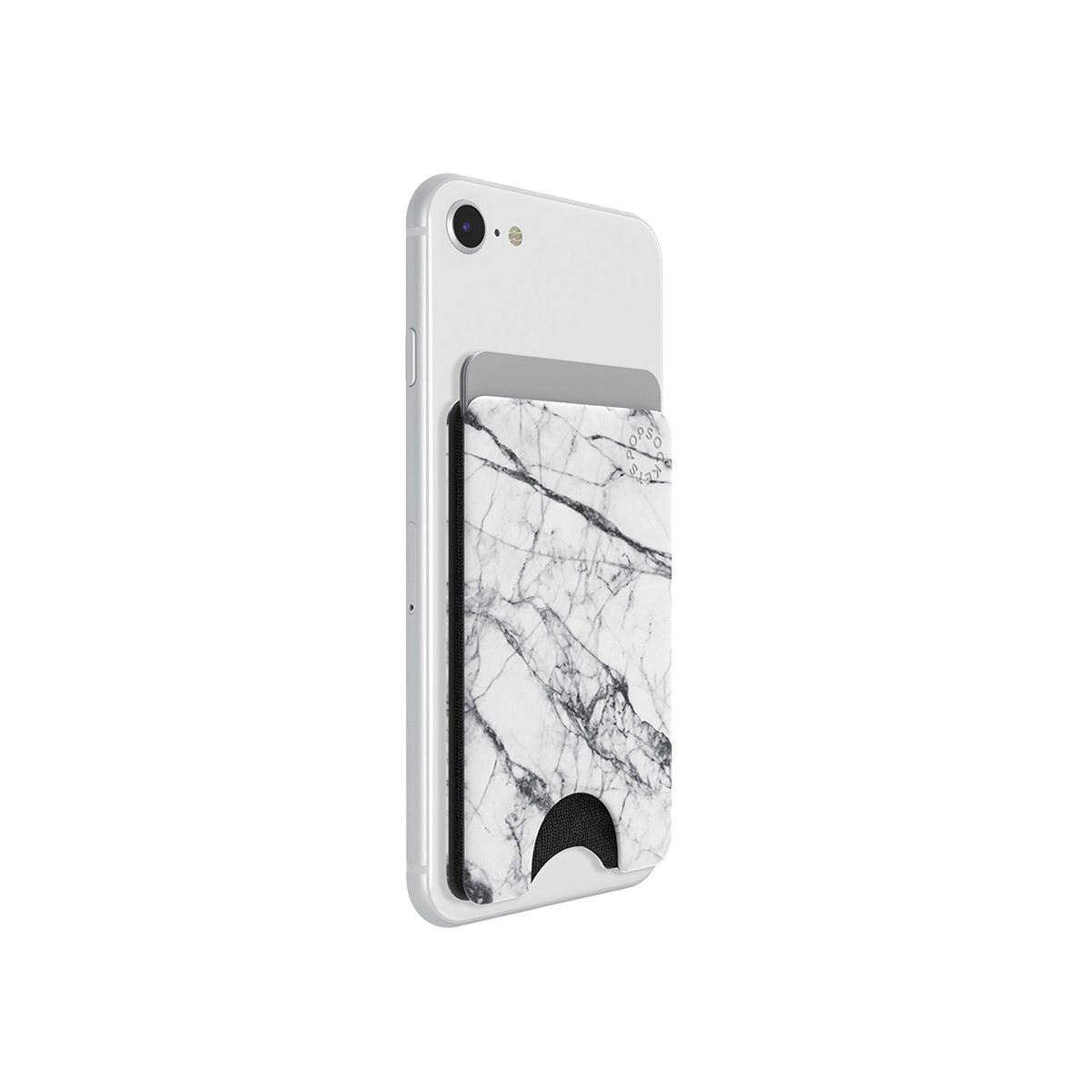 PopSockets - PopWallet - White Marble