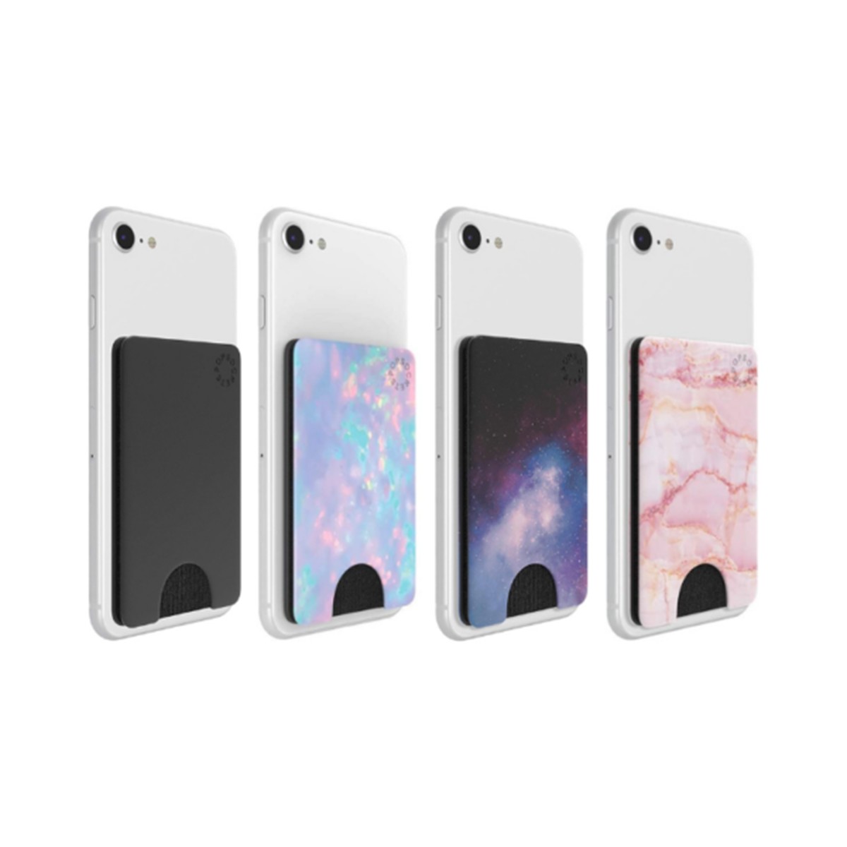 PopSockets - PopWallet - White Marble