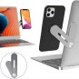 Techsuit - Support de bureau - avec support pour ordinateur portable / moniteur, pliable - Argent