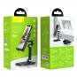 Hoco - Support de Bureau Excelente (PH34) - Pliable pour Téléphone, Tablette, 4.7 - 13.0" - Noir