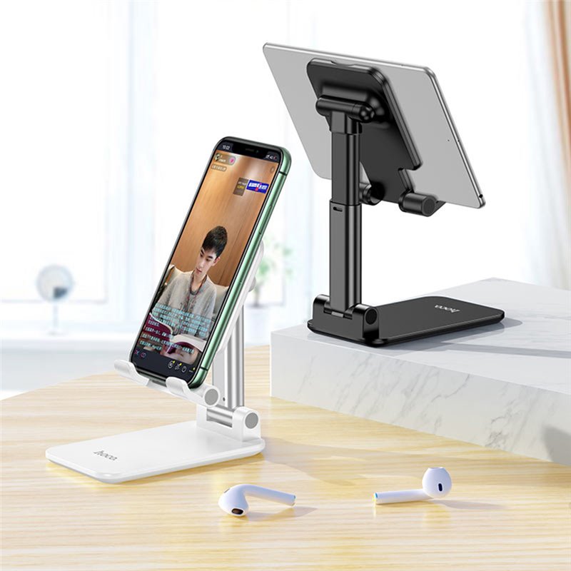 Hoco - Desk Holder Carry (PH29A) - Pliable, pour Téléphone, Tablette, 4.7 - 10.0" - Noir