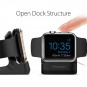 Spigen - Support de chargeur (S350) - pour Apple Watch 4/5/6/7/8/SE (38/40/41/42/44/45mm) - Noir