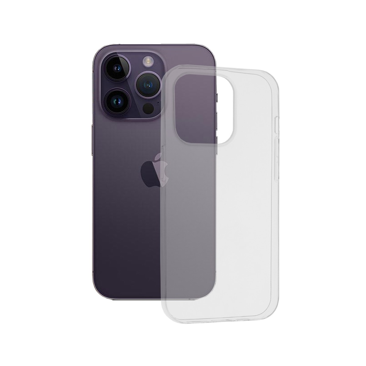 Techsuit - Coque en silicone- iPhone 14 Plus - Transparent