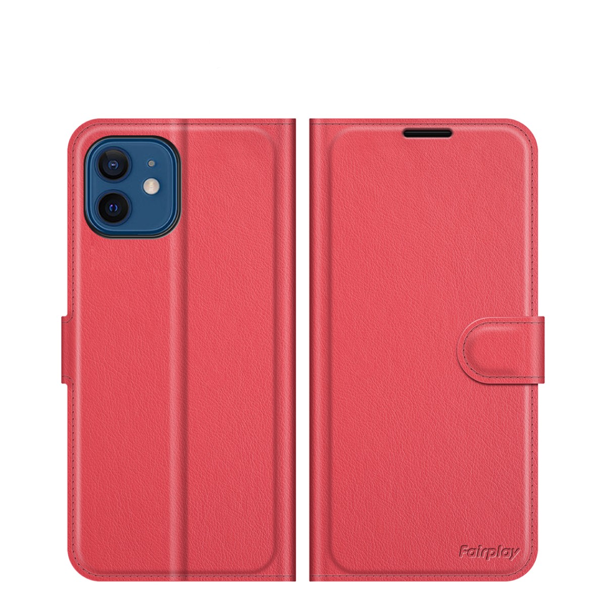 Etui de protection FAIRPLAY ALHENA pour iPhone 14 Pro Rouge