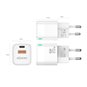 Chargeur Aisens GAN 20W - 1xUSB-C PD3.0 QC4.0 - 1xUSB-A QC3.0 - Blanc