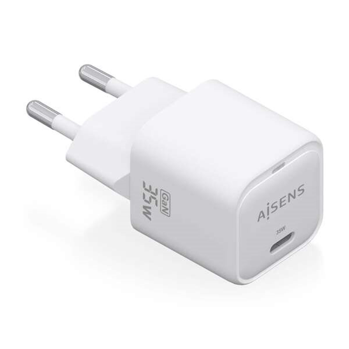 Chargeur Aisens GAN 35W - 1xUSB-C PD3.0 QC4.0 - Couleur Blanc