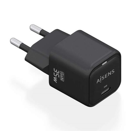 Chargeur Aisens GAN 35W - 1xUSB-C PD3.0 QC4.0 - Couleur Noir