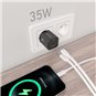 Chargeur Aisens Gan USB-C 35W - Haute efficacité énergétique  - Couleur Noir