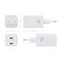 Chargeur Aisens Gan USB-C 65W - Haute efficacité énergétique - Couleur Blanc 