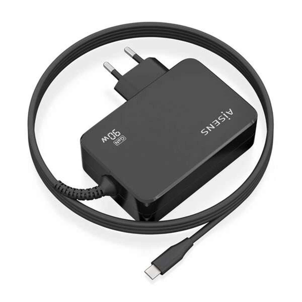 Aisens Chargeur GAN 90W PD3.0 1xUSB-C 1,8m - Couleur Noir