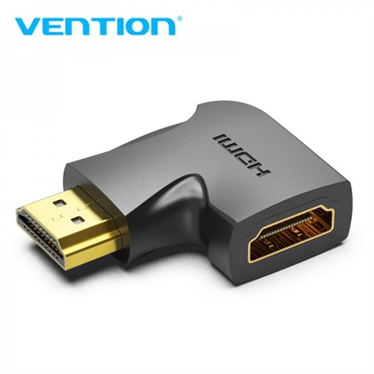 Adaptateur Convention HDMI Mâle vers HDMI Femelle 4K 270º - Couleur Noir