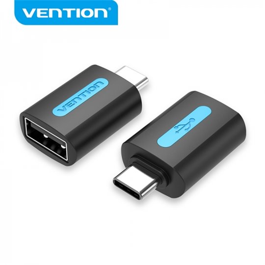 Adaptateur USB-C mâle vers USB 2.0 A femelle Vention - Noir