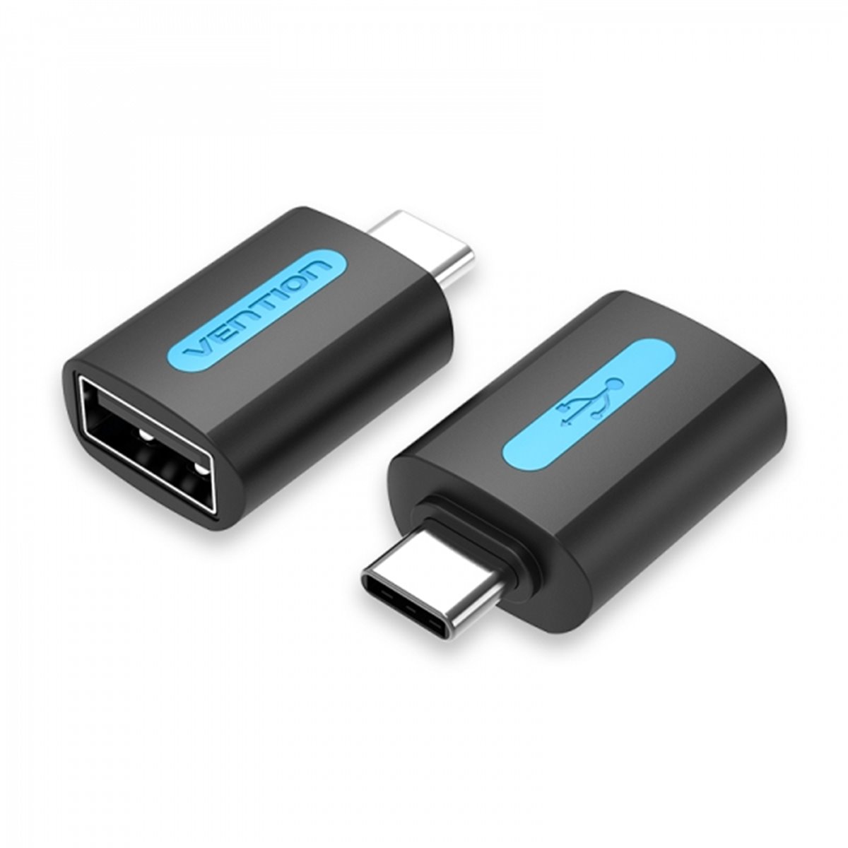 Adaptateur USB-C mâle vers USB 2.0 A femelle Vention - Noir