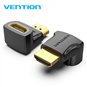 Vention Pack de 2 Adaptateurs HDMI Mâle vers HDMI Femelle 4K 90º - Couleur Noir