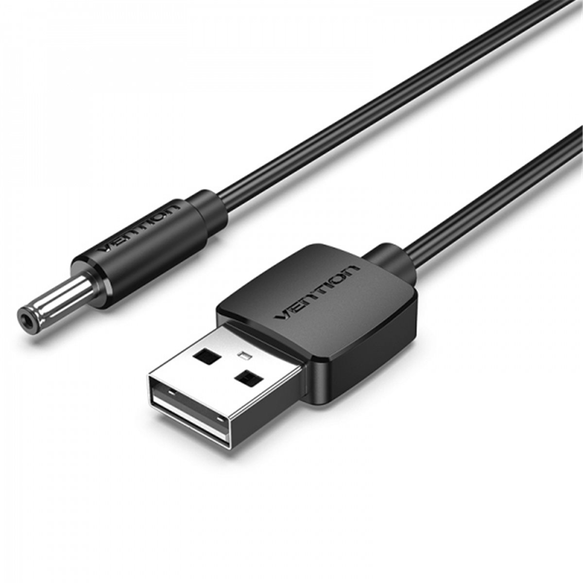 Câble convertisseur Vention USB mâle vers DC 3,5 mm mâle - 0,5 m - Couleur noire