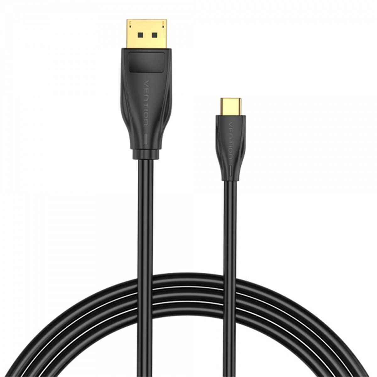 Câble Convertisseur Vention USB-C Mâle vers Displayport Mâle - 1m - Couleur Noir