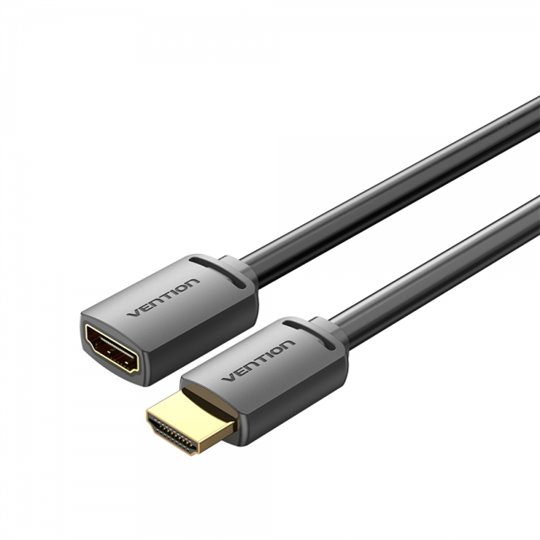 Câble d'extension Vention HDMI mâle vers HDMI femelle 2.0 4K - 0,5 m - Couleur noire