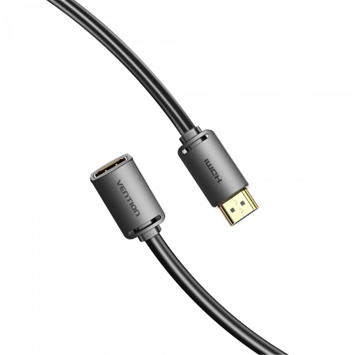 Câble d'extension Vention HDMI mâle vers HDMI femelle 2.0 4K - 0,5 m - Couleur noire