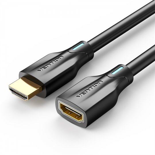 Vention Câble Rallonge HDMI 2.1 8K HDMI Mâle vers HDMI Femelle - 1m - Couleur Noir