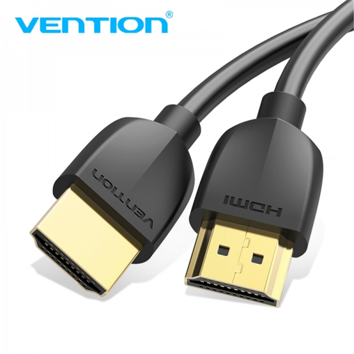 Câble portable Vention HDMI mâle vers HDMI mâle 2.0 4K - 1 m - Couleur noire