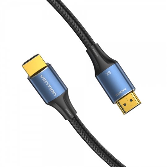 Câble HDMI mâle vers HDMI mâle 2.1 8K Vention - 1 m - Bleu