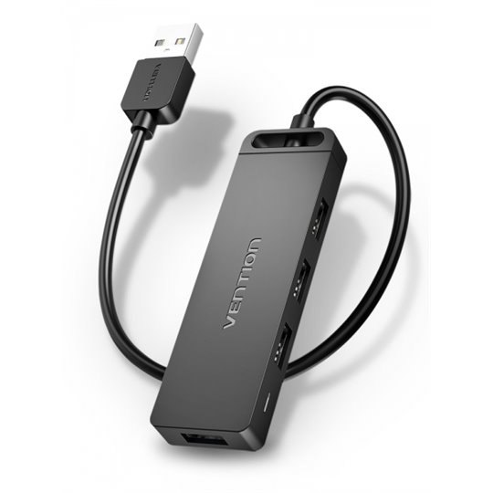 Vention HUB 4 en 1 USB 2.0 à 4xUSB - 1m - Couleur Noir