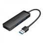 Vention HUB 4 en 1 USB 3.0 vers 4xUSB3.0/MicroUSB/PD - 0,5m - Noir