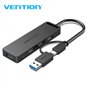 Vention HUB 5 en 1 USB 3.0 et USB-C vers 4xUSB/USB-C PD - 0,15m - Couleur Noir