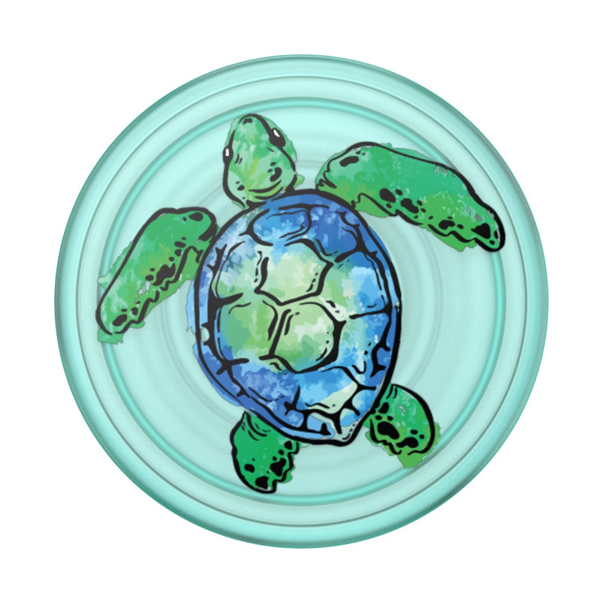 PopSockets - PopGrip - Tortue translucide PlantCore