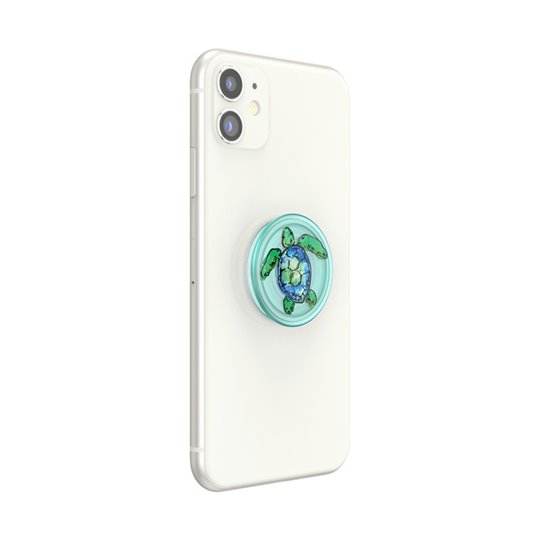 PopSockets - PopGrip - Tortue translucide PlantCore