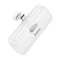 Hoco - Power Bank Cool (J116) - Mini chargeur de poche pour USB-C avec affichage numérique LED, 5000 mAh - Blanc