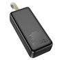 Hoco - Power Bank Smart (J111B) - 2x USB, Type-C, Micro-USB, avec LED pour contrôle de la batterie et cordon, 2A, 30000mAh - Noi