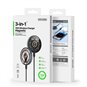 Duzzona - Chargeur sans fil 3 en 1 (W13) - pour iPhone, Apple Watch, AirPods, 15 W - Transparent