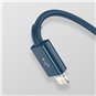 Baseus - Câble de données série supérieure (CAMLTYS-03) - USB vers Type-C, Micro-USB, Lightning, charge rapide 3,5 A, 1,5 m - Bl