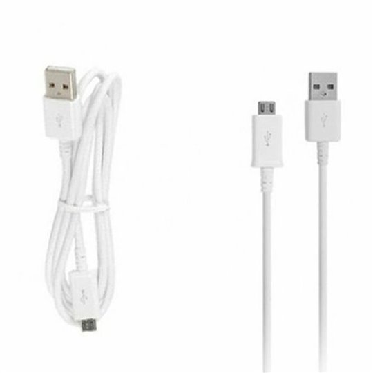 Samsung - Câble de données (ECB-DU68WE) - USB vers Micro-USB, 0,8 m - Blanc (emballage en vrac)