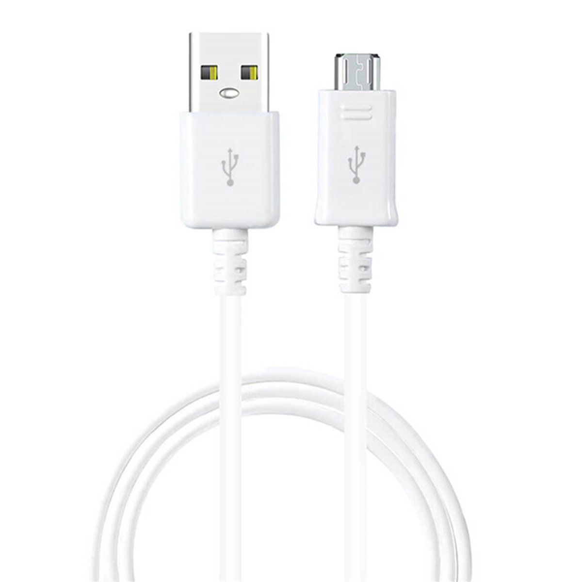 Samsung - Câble de données (ECB-DU4EWE) - USB vers Micro-USB, 2 A, 1,5 m - Blanc (emballage en vrac)