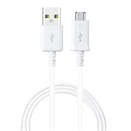 Samsung - Câble de données (ECB-DU4AWE) - USB vers Micro-USB, 1 m - Blanc (emballage en vrac)