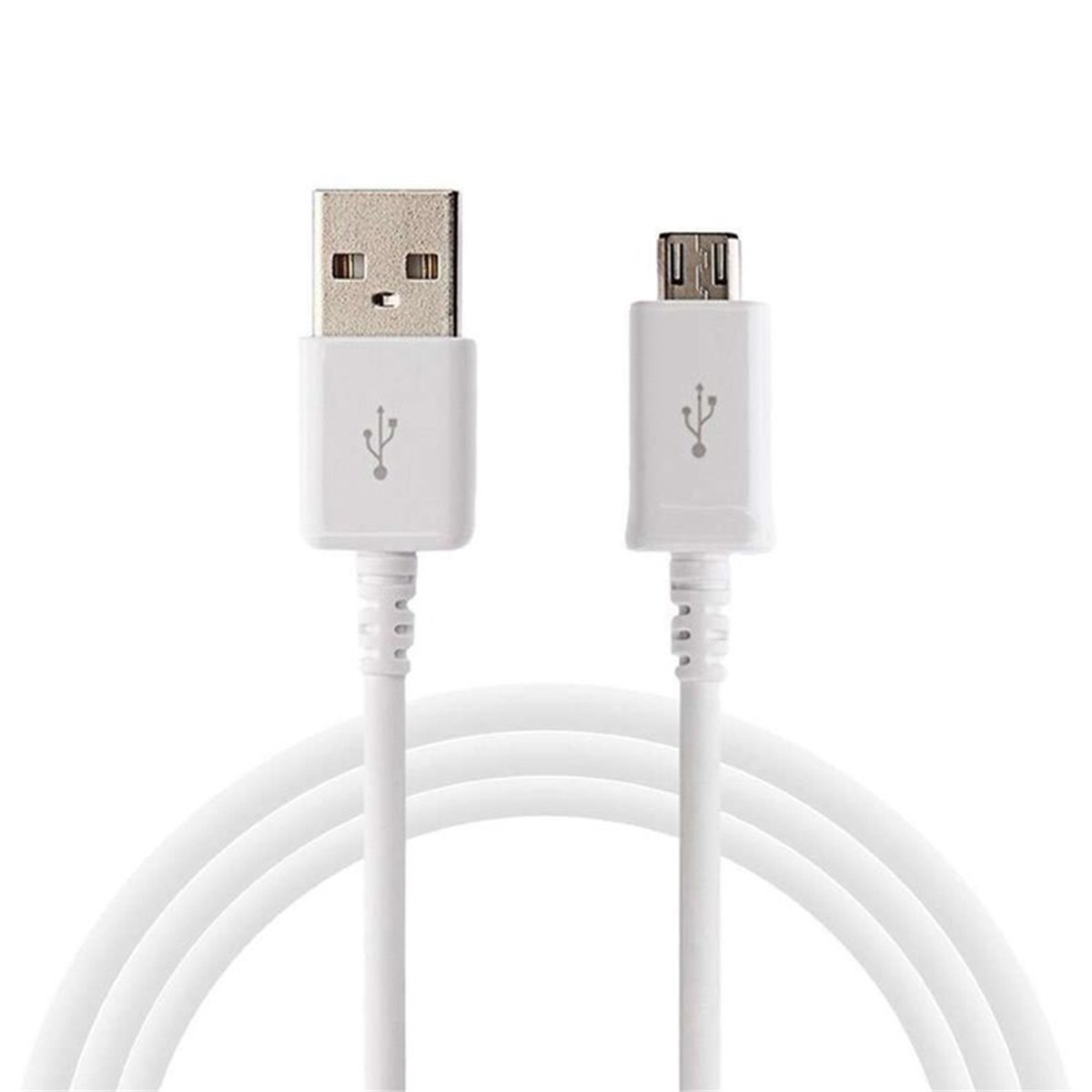 Samsung - Câble de données (ECB-DU4AWE) - USB vers Micro-USB, 1 m - Blanc (emballage en vrac)