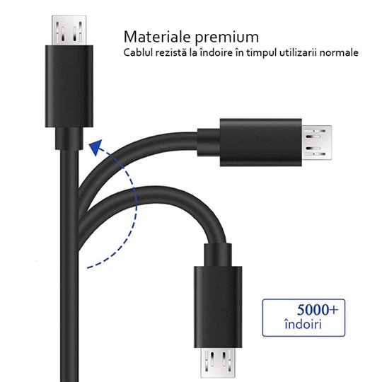 Samsung - Câble de données (ECB-DU4AWE) - USB vers Micro-USB, 1 m - Blanc (emballage en vrac)