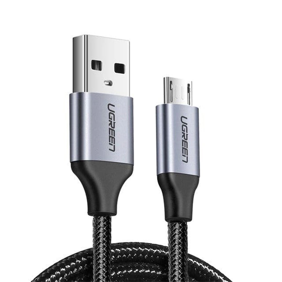 Ugreen - Câble de données (60147) - USB vers Micro-USB, QC 2.0, 2A, 1,5 m - Noir