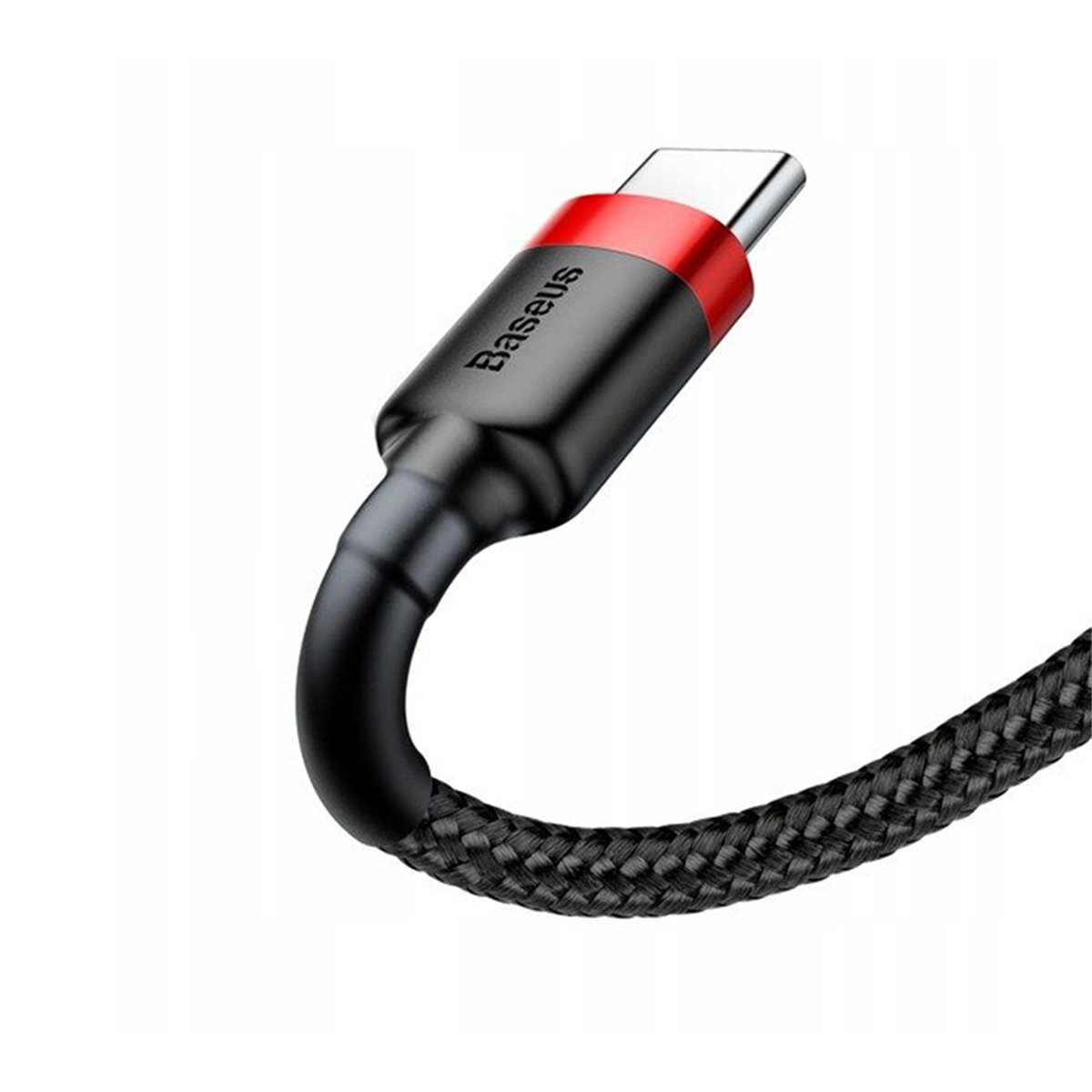 Baseus - Câble de données Cafule (CATKLF-F91) - USB vers Type-C, 2 A, 2 m - Rouge / Noir