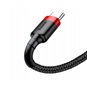 Baseus - Câble de données Cafule (CATKLF-F91) - USB vers Type-C, 2 A, 2 m - Rouge / Noir