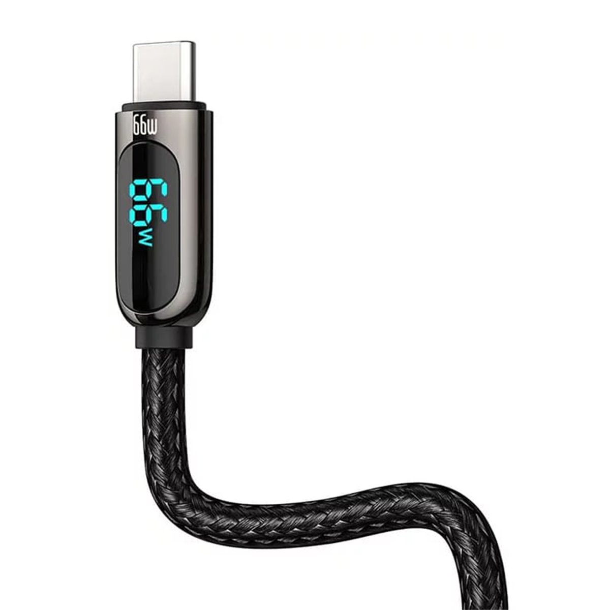 Baseus - Câble de données pour écran (CASX020101) - USB vers Type-C, 66 W, 2 m - Noir