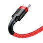 Baseus - Câble de données Cafule (CATKLF-A09) - USB vers Type-C, 3 A, 0,5 m - Rouge